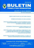 Buletin Penelitian Kesehatan